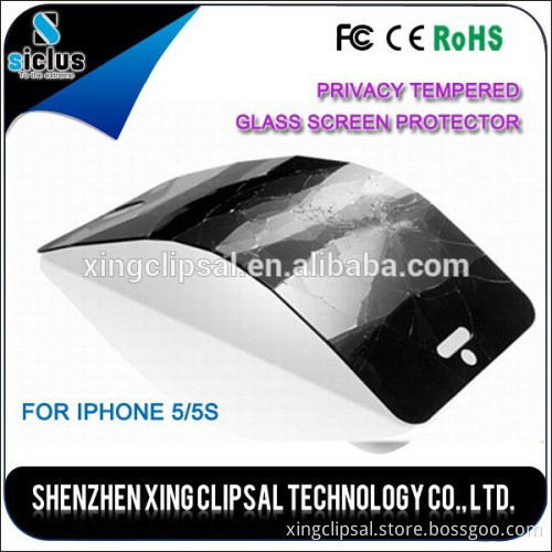9H 0.3mm 2.5d Privacy Anit-spy Tempered Glass Screen Protector Film for for Samsung S3 mini